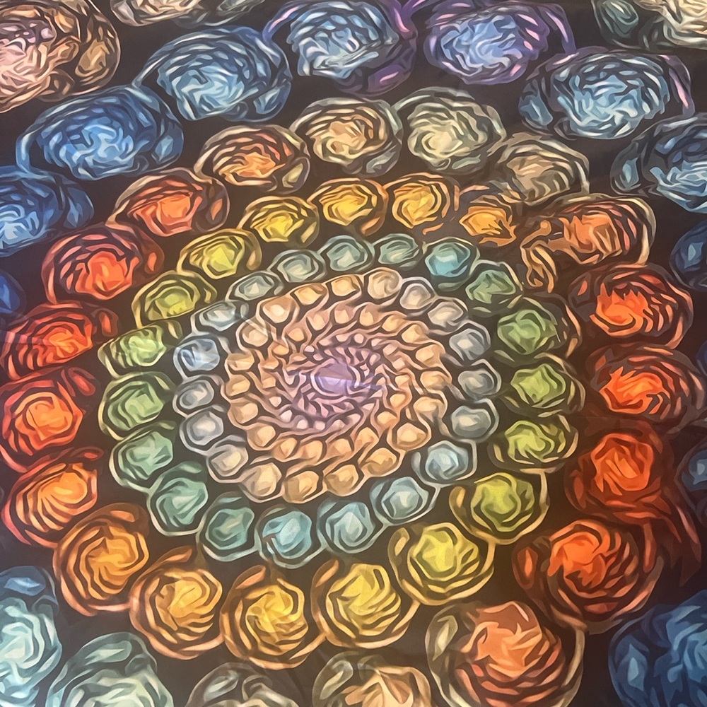 Boho Mandala Tapestry Throw Blanket 58x48 Rainbow Wall Hanging Decor